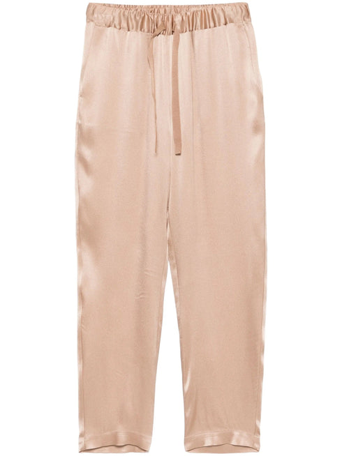 SEMICOUTURE SATIN TROUSERS
